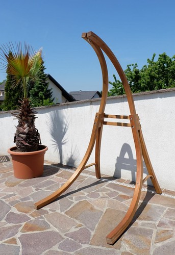 Hängesesselgestell für Hängesessel aus Holz Lärche OHNE Sessel (nur Gestell) - Bild 8 von 8