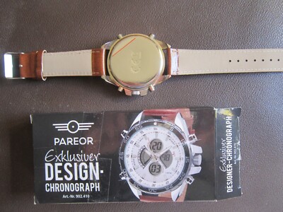 Pareor Herrenuhr Pareor Herren Chronograph Herrenarmbanduhr, Marke