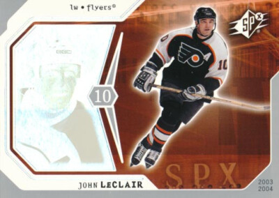 2003-04 SPx #70 JOHN LeCLAIR - Philadelphia Flyers