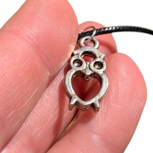 Silver Tone Owl Charm Pendants Owl Lover Necklaces Animal Inspired Women Jewelry - Picture 28 of 35