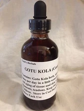 Organic Non-GMO Gotu Kola Herbal Tincture 4 floz Anti Aging Sealed Free Shipping
