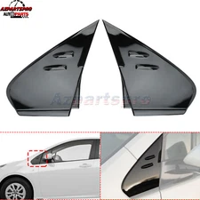 Left & Right Side Door Rearview Mirror Cover Cap Trim For Toyota Prius 2016-2021