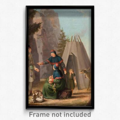 Pehr Hilleström - The Costumes of the Lapponians Print 11x17 Art Poster