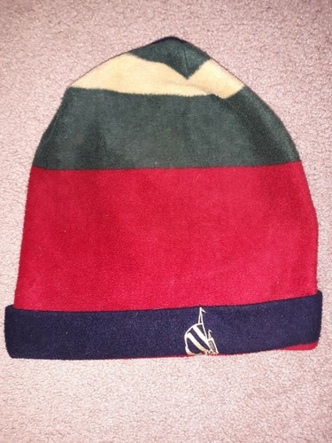 Nautica Fleece Beanie Hat Navy Blue 