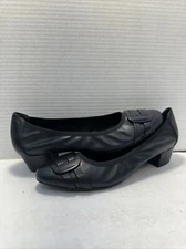 MARK LEMP CLASSICS WOMEN'S BEA Blue PATENT LEA. PUMP HEELS SHOES SZ: 8/M ARC