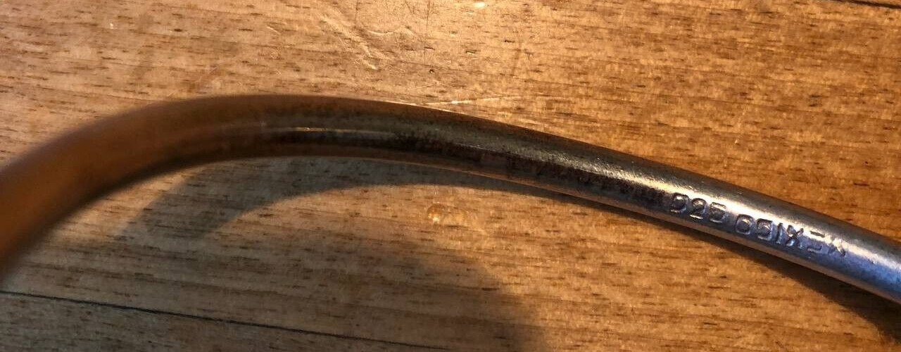 Four Sterling Silver Bracelets Solid 925 Vintage … - image 9