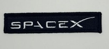 SpaceX Missions Black Logo Patch NASA 3" Embroidered Iron On Sew On Collectible