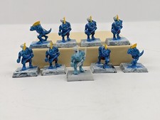 Warhammer Skirk Lizardmen Army 90s Saraphon Saurus x 9 Plastic Rare OOP