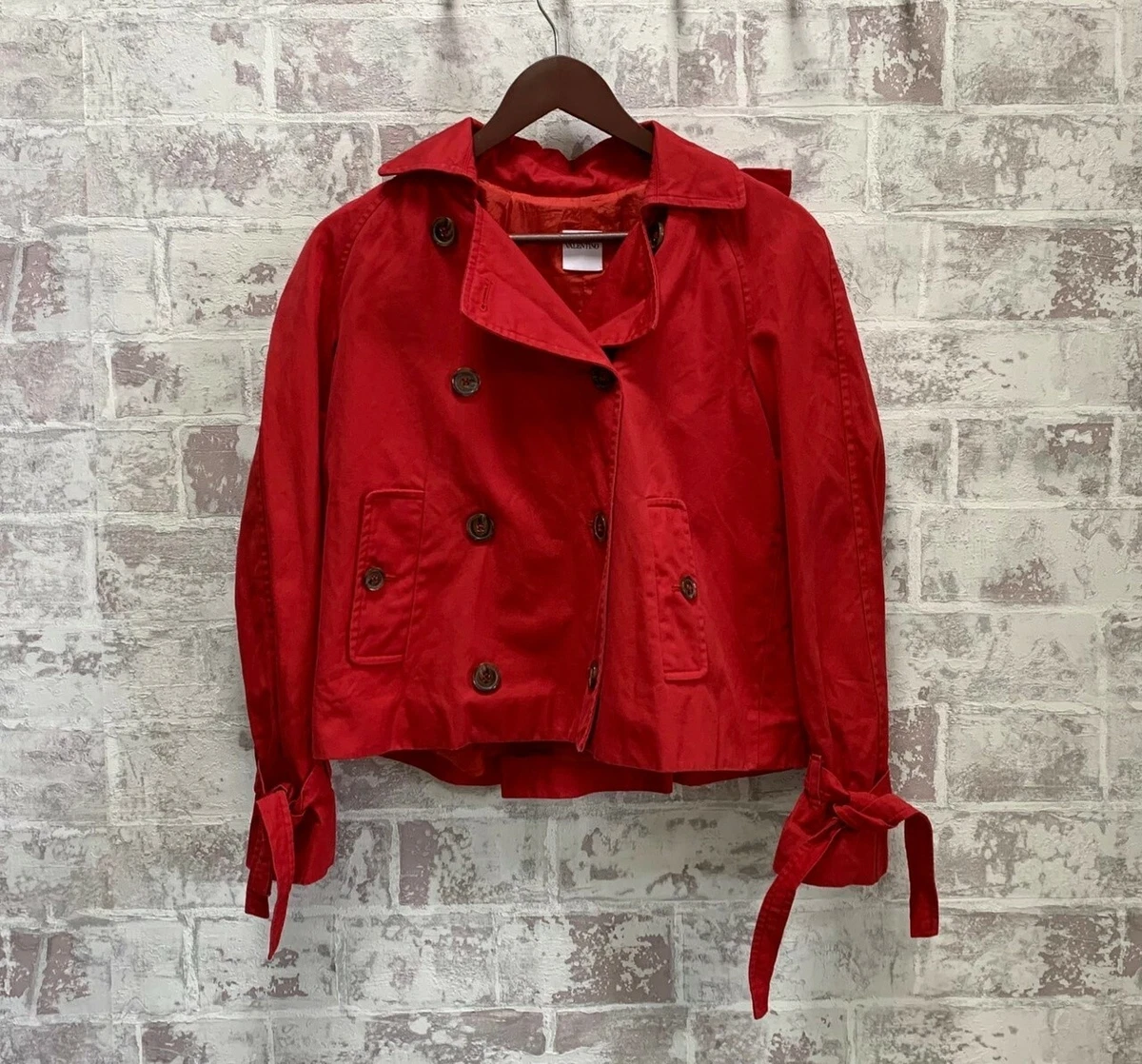 Red VALENTINO Jacket Blazer Gr.IT 44 USA-6 Made in Italy