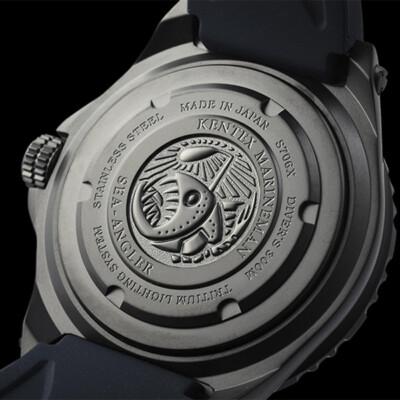 時計 KENTEX Marineman Sea-Angler S706X-01 KENTEX マリンマンシーアングラー ブラック メタルベルト ／ MARINEMAN