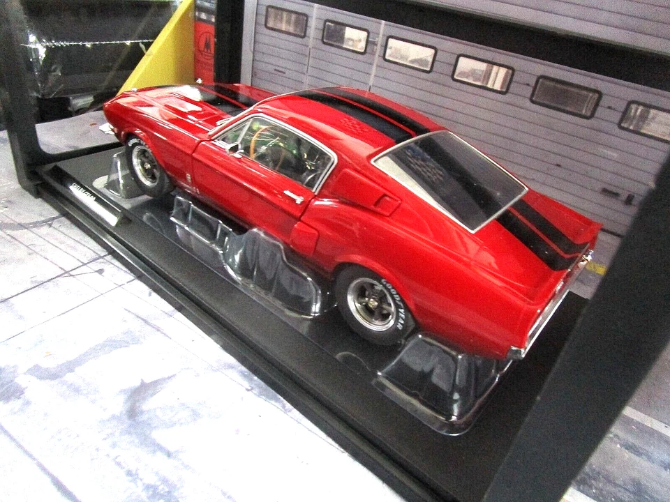 FORD Mustang GT500 GT 500 Fastba Shelby Muscle Car V8  rot  1967 SP Solido  1:18 - Bild 3 von 4