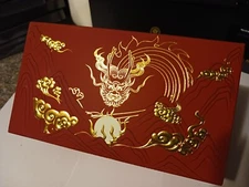 CROSS YEAR OF THE DRAGON ZODIAC RED AND GOLD ROLLERBALL PEN + EXTRAS