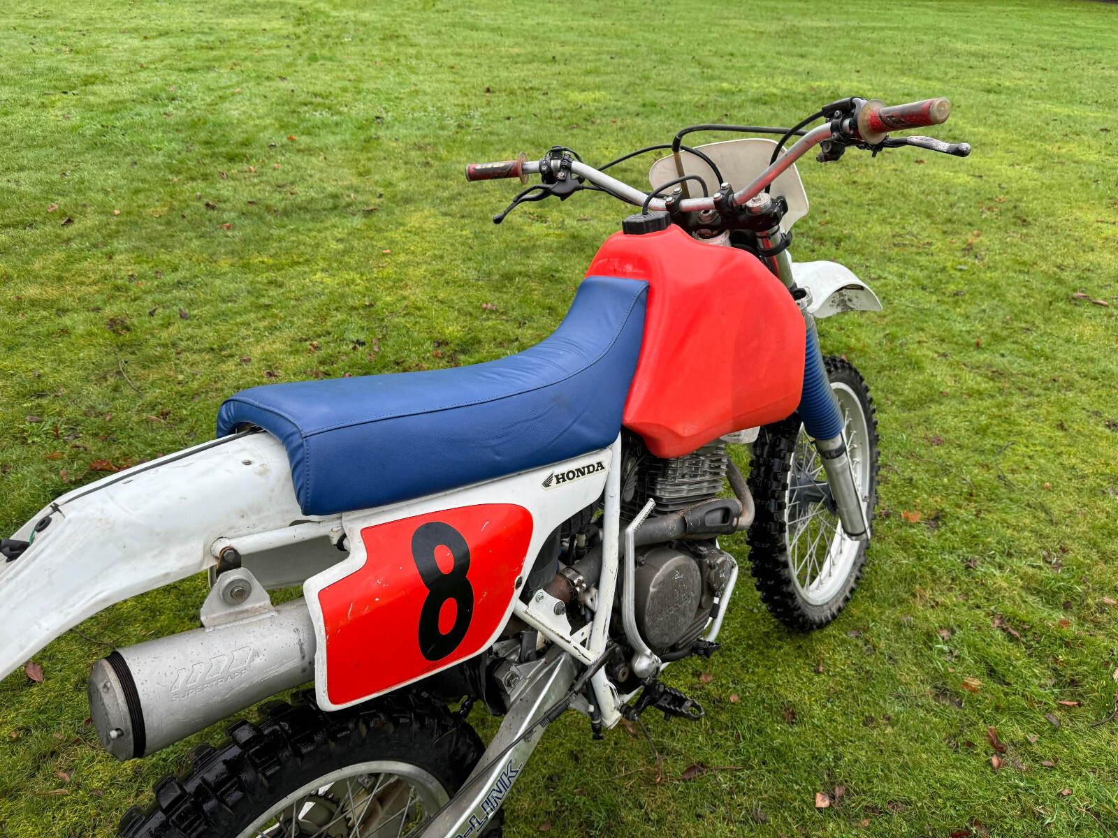 1987 HONDA XR600R XR 600 RUNNING RIDE OF RESTORE XL 500 ENDURO GREEN