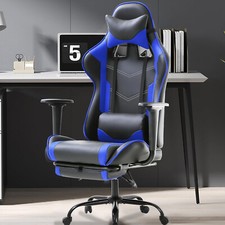 PC Gaming Chair Desk Chair Ergonomic Office Chair Executive High Back PU Leather