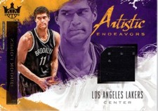 2017-18 Court Kings Artistic Endeavors Jerseys #41 Brook Lopez Jersey /299 