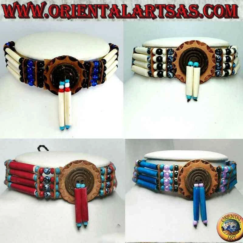 YAZILIND Collana Girocollo In Stile Etnico Con Perline Tribali Colorate - Foto 5