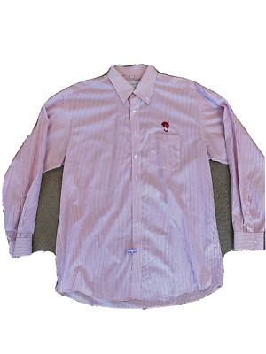 The Shirt Shop, Alabama Crimson Tide, Elephant Button Down Long Sleeve, L