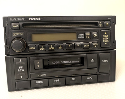 1999 2000 Mazda Miata MX-5 OEM Bose Radio AM FM CD Cassette w/ Power Amplifier