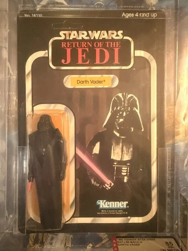 Darth Vader 65 Back-A AFA GRADED 85+ 85/85/85 Star Wars ROTJ 1983 Kenner MOC NM+