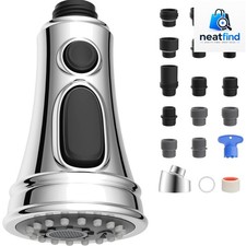 Kitchen Faucet Head Replacement, NSF/ANSI/CAN 61  CUPC Certified, 3 Function...