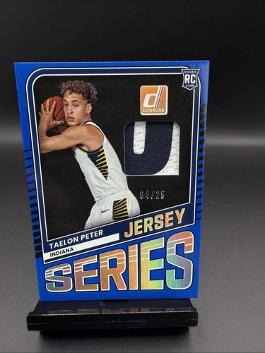 2025 Donruss Optic Jersey Series Taelon Peter
