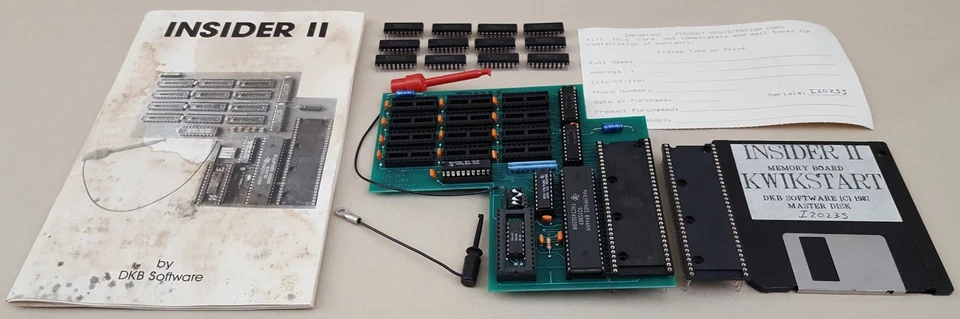 DKB Insider II con espansione di memoria RAM da 1,5 MB per Commodore Amiga 1000 - Immagine 2 di 4