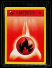 Fire Energy 98/102 1st Edition Shadowless Base Set Pokemon WOTC- Heavy Played