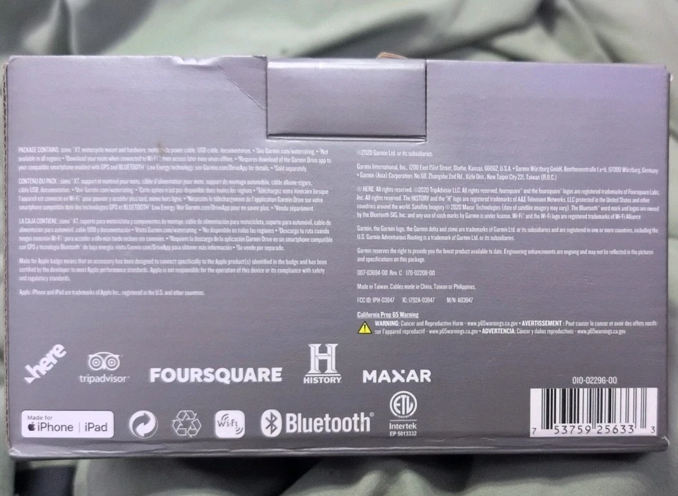 Garmin Zumo XT 5.5" All-Terrain Motorcycle Navigator GPS Device | 010-02296-00 - Image 3 of 4