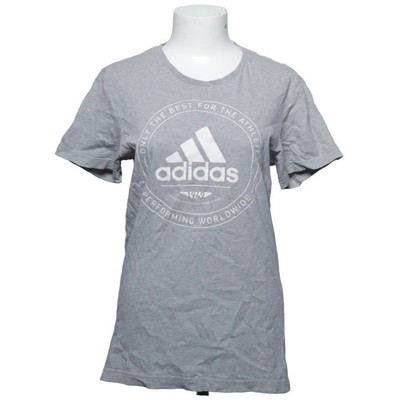 Adidas, T-shirt, Größe: M, Grau, Einfarbig, Damen #JkH
