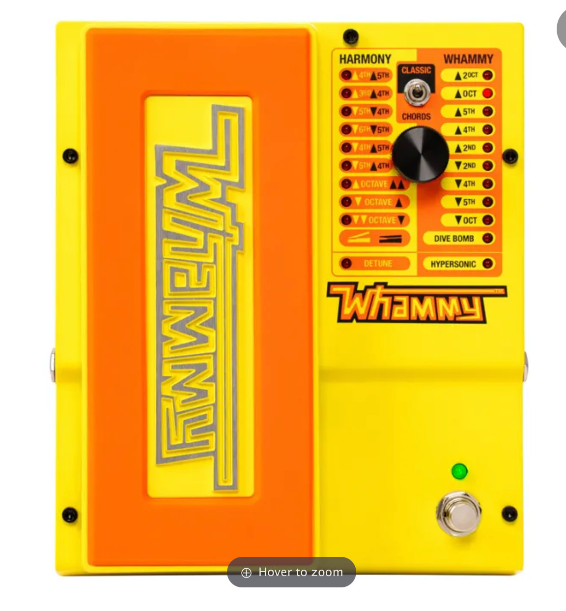 DigiTech WHAMMY MonoNeon Signature Whammy Effects Pitch Shift Pedal