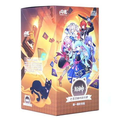 SHININGSOUL GENSHIN IMPACT Official TCG Booster Box Anime Game Card vol1 New