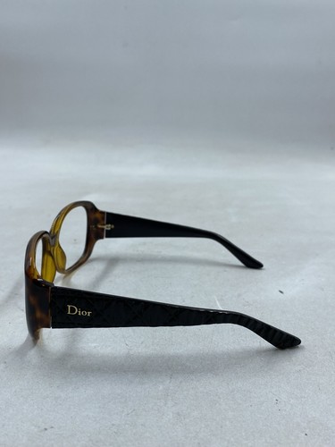 Dior Braun Schildpatt Muster Vollrand Eckig Damen Brille - Bild 4 von 7