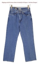 Levi's Sta-Prest Men's Jeans W28/L30 Premium Flared Pants Big E Zip Fly Blue