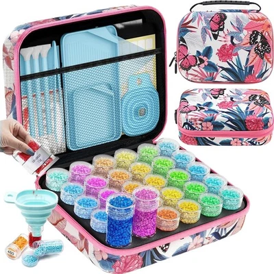 Diamond Painting Zubehör Boxen Set 30 Stück Silikonkoffer Tragbar Organisation - Bild 1 von 4