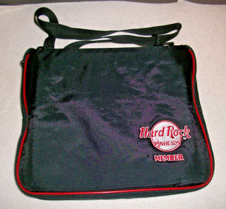 Hard Rock Cafe Large Pinheads Member Pin Bag & 7 Pins