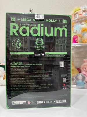 MEGA SPACE MOLLY 400% Element Series No. 88 Radium Glow In Dark | eBay