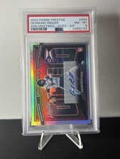 Desmond Ridder 2022 Prestige Seasons Greetings Foil Ohio Rookie Card PSA 8 #SG-4. rookie card picture