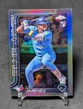 Leo Jimenez Refractor Rookie RC 2025 Topps Chrome Card #276 Toronto Blue Jays
