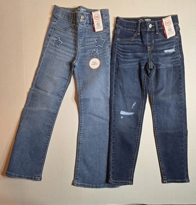 New! Wonder Nation Girl's Pull On Jeggings, Blue, Set Of 2, NWT, Small