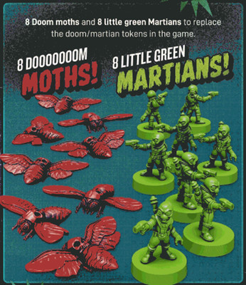 Unmatched: Adventures   Tales to Amaze: Martian and Doom Deluxe Tokens [Erweiter