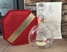 Vintage Louis XIII Remy Martin Baccarat Crystal EMPTY Decanter Stopper & Box