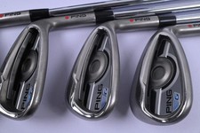 Ping G Series Irons / 5-PW+GW+SW / Orange Dot / Stiff Flex Ping AWT 2.0 Shafts