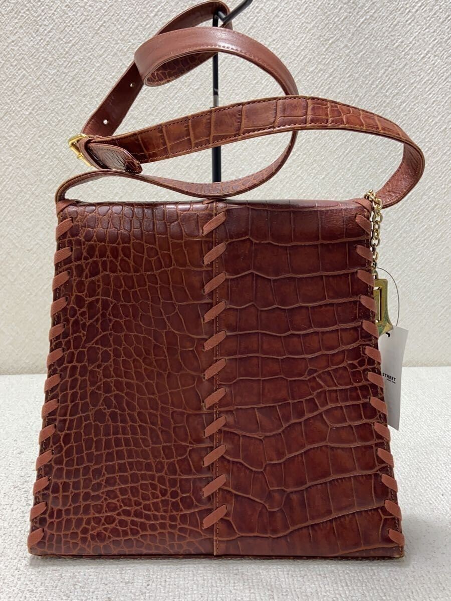 Borsa a tracolla YVES SAINT LAURENT pelle marrone animale usata