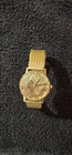 *RARE* Vintage JEAN CARDOT "Liberty Coin" 33mm Watch 17 Jewels Running