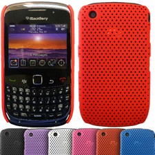 Custodia In Pelle PU Per BlackBerry Curve 8520 E 9300 - Portatele OEM, Colore Nero