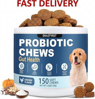 Probiotics for Dogs, Dog Probiotics Chews for Digestive Health & Gut Health