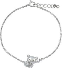 Rilakkuma Korilakkuma Bracelet "Strawberry Day" Silver 2025AW San-X JP Limited