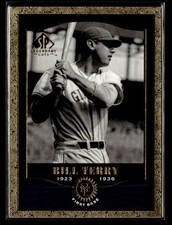 2001 SP Legendary Cuts #37 Bill Terry Card New York Giants