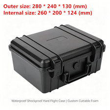 Waterproof Hard Flight Case Protective Camera Equipment Storage Box Custom Foam
