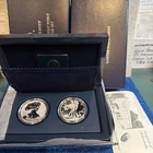 2013-W American Silver Eagle West Point 2-Coin Proof and Reverse Proof Box Set